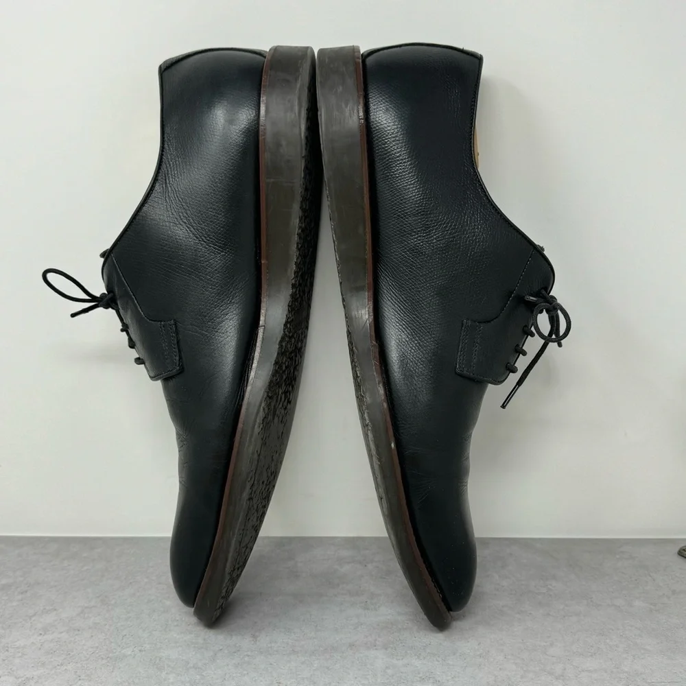 To Boot New York Men's Black Leather Lace Up Derby Dress Shoes Size 11.5